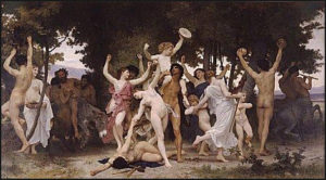 Drunken Saturnalia frenzy