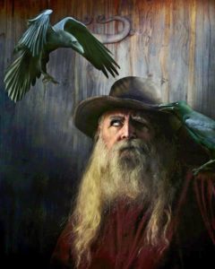 Nordic god Woden