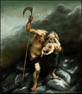 Saturn eating his own children
