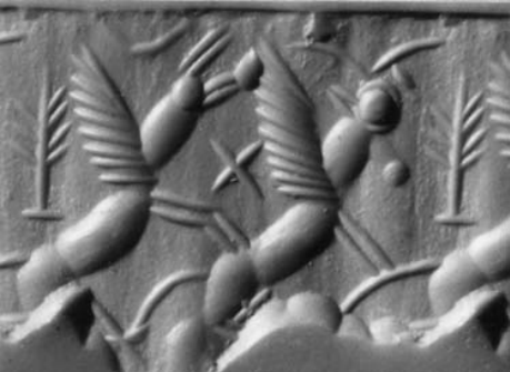 Winged animals - a Mesopotamian relief