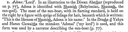 Excerpt from Mandean book