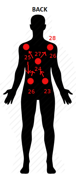 Next point sequence - body back