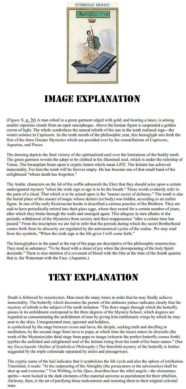 Most Holy Trinosophia Section Ten Explanation