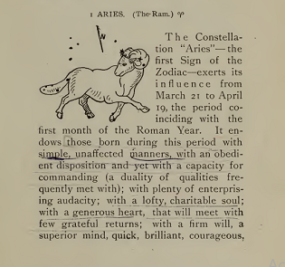 Egyptian Chaldean Aries Zodiac