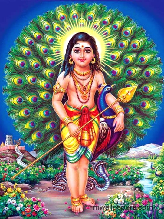 Lord Murugan - war god of South India associated with Mars
