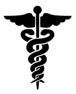 Caduceus - the staff of Hermes (Mercury)