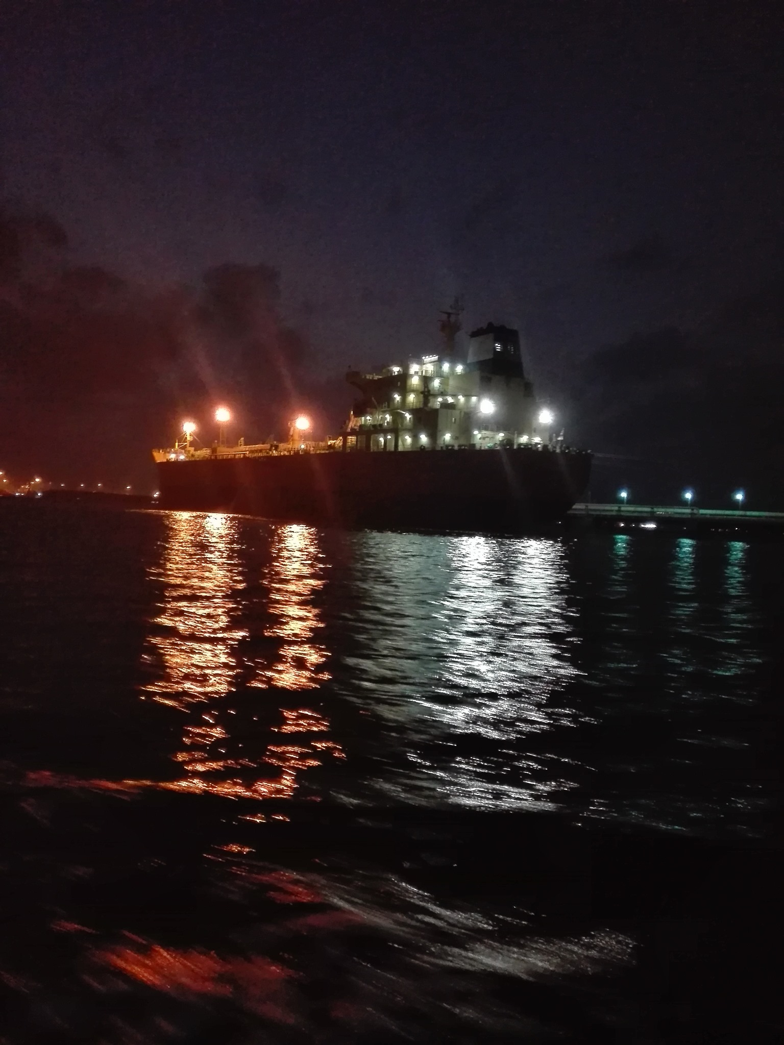 On a ferry to Fort Kochi
